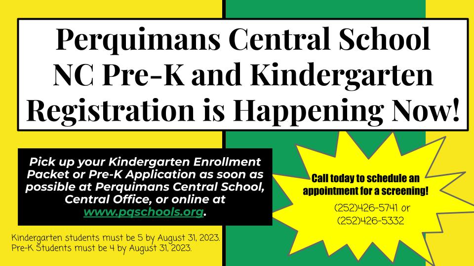 NC PreK Perquimans School District